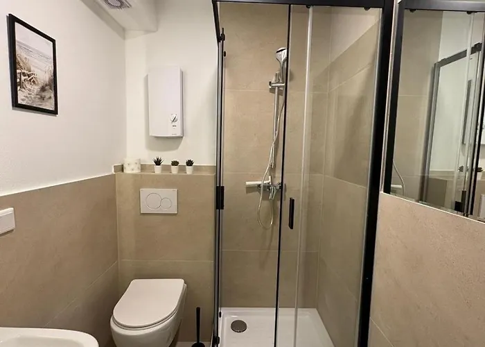 Daire Modernes 1 Zimmerapartment 4 Mit Wlan Fuer Handwerker & Monteure