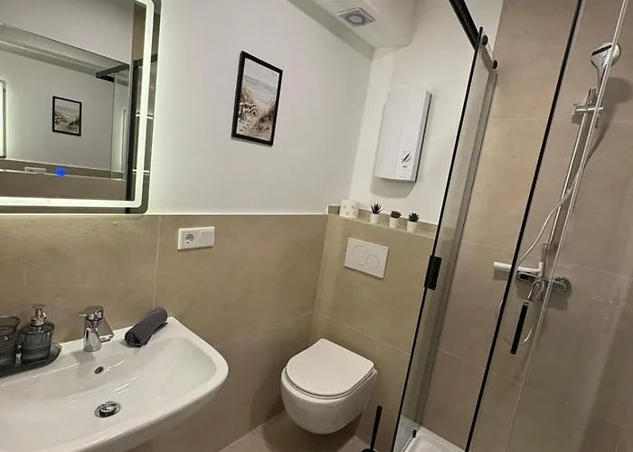 Modernes 1 Zimmerapartment 4 Mit Wlan Fuer Handwerker & Monteure Daire