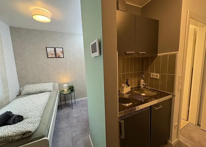 Modernes 1 Zimmerapartment 4 Mit Wlan Fuer Handwerker & Monteure * Ludwigshafen am Rhein